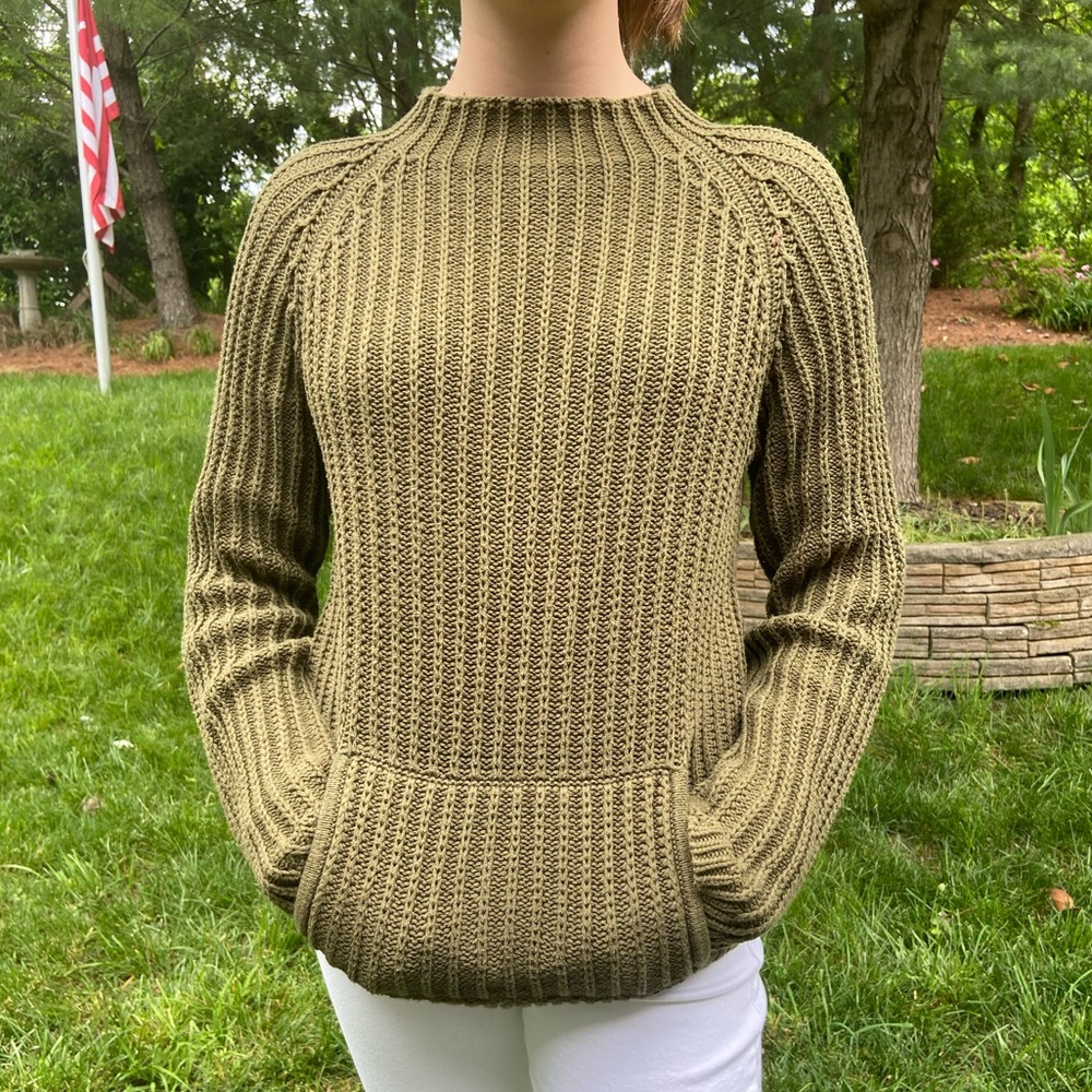 Knit High-neck Sweater